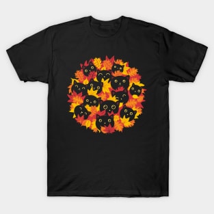 Autumn Kittens T-Shirt